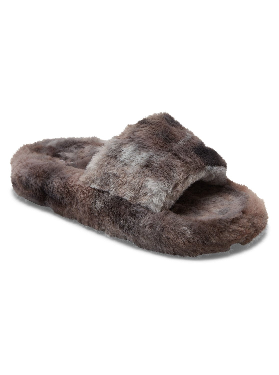 Slippy Faux Fur Slide Sandals