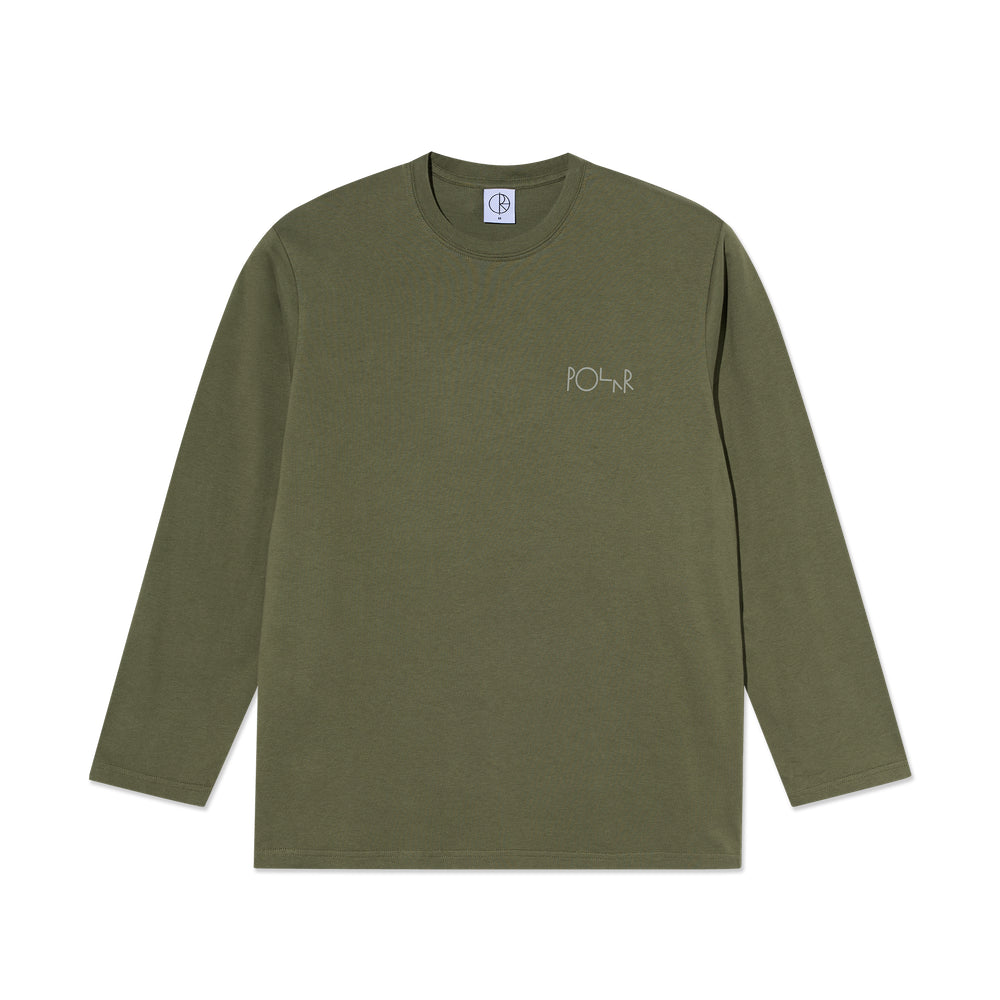 Steve Tee LS Stroke Army Green