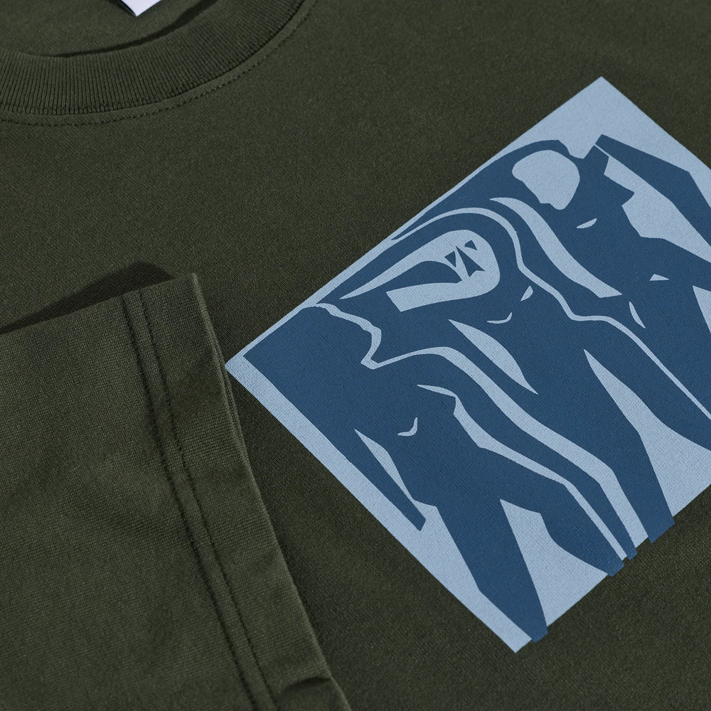 Tee Cut Outs Dark Olive