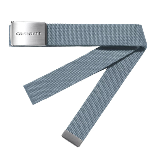 Clip Belt Chrome Frosted Blue