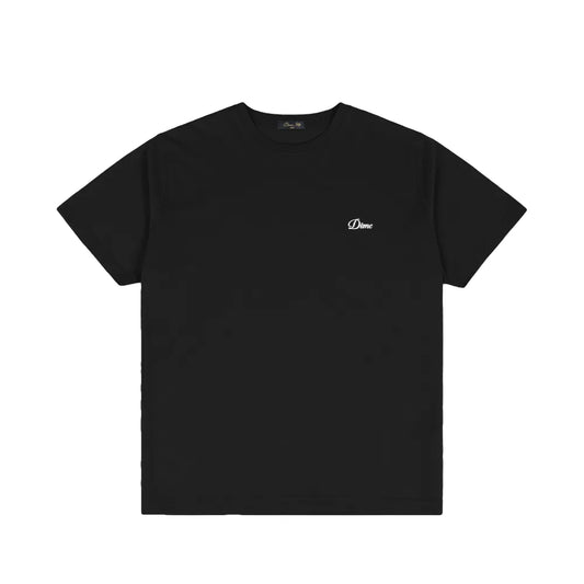 Cursive Small Logo T-Shirt Black