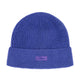 Cursive Rib Beanie Purple