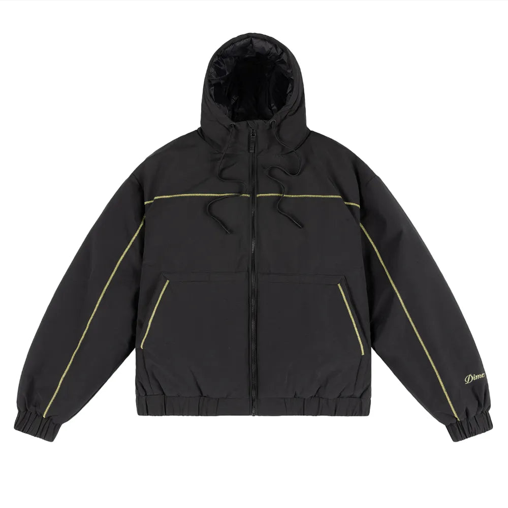 Quilted Ripstop Puffer Black
