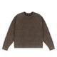 Wave Knit Sweater Brown