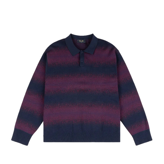 Striped Rugby Knit Navy
