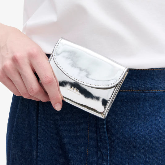 GENÈVE BUSINESS CARD HOLDER ARGENT