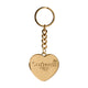 Heart Keychain Gold