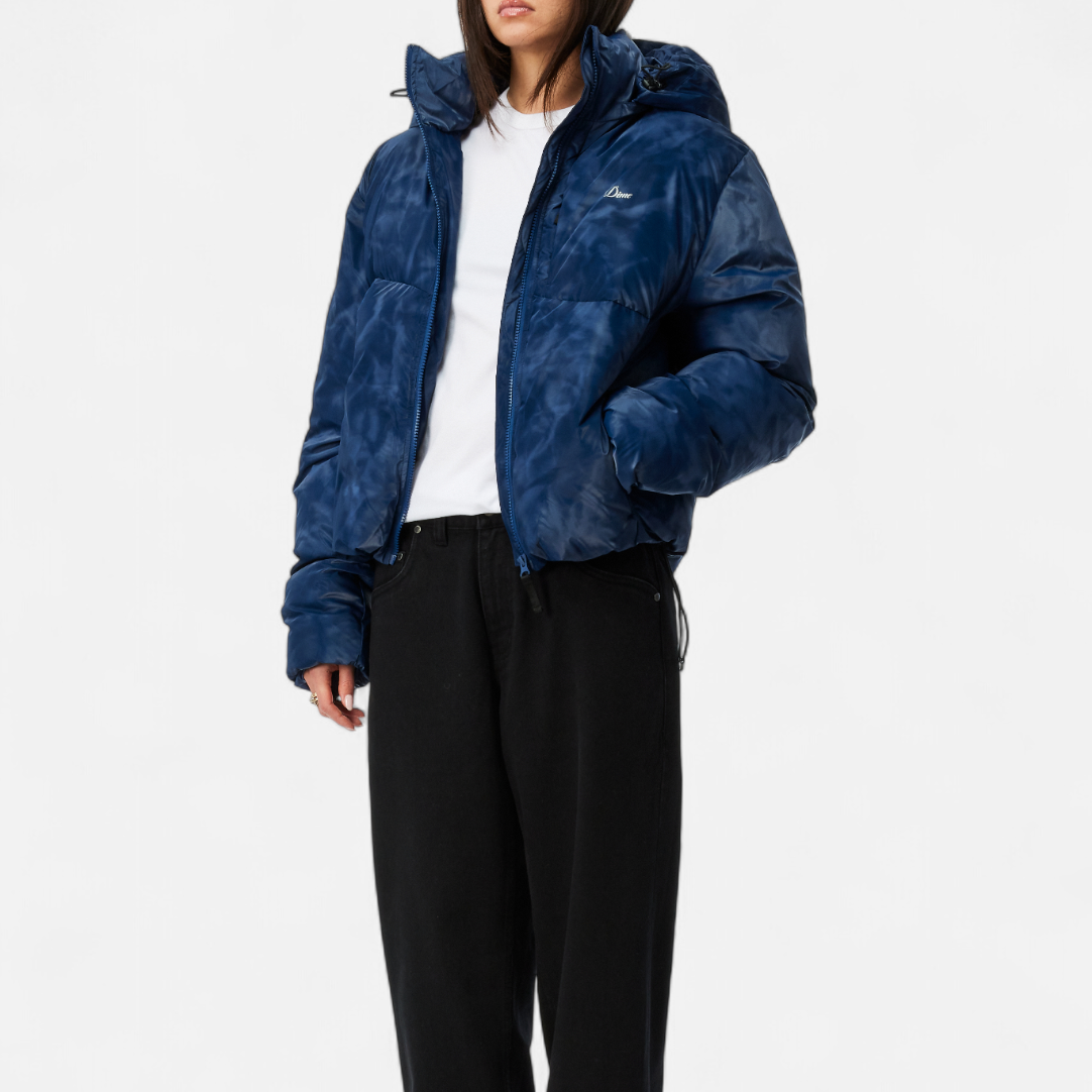 Wavy Puffer Smoke Blue
