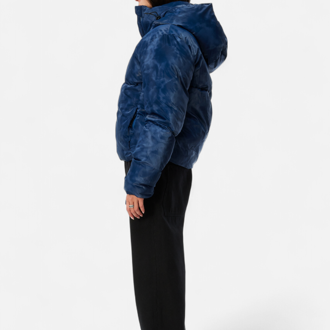 Wavy Puffer Smoke Blue