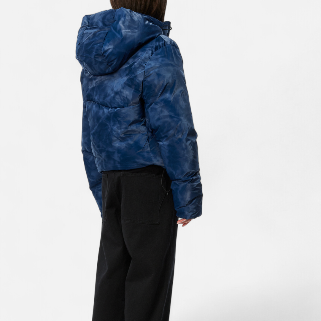 Wavy Puffer Smoke Blue