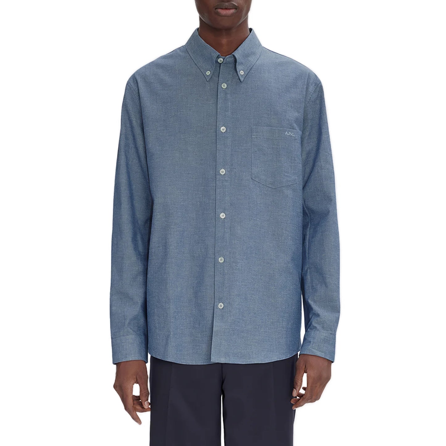 EDOUARD BRODÉ SHIRT INDIGO