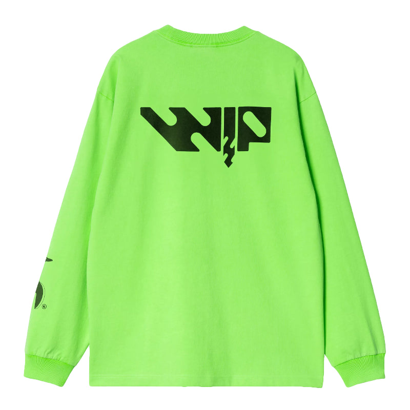 L/S Industry T-Shirt Lumo Green / Black