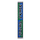 Football Scarf Squares Blue / Green