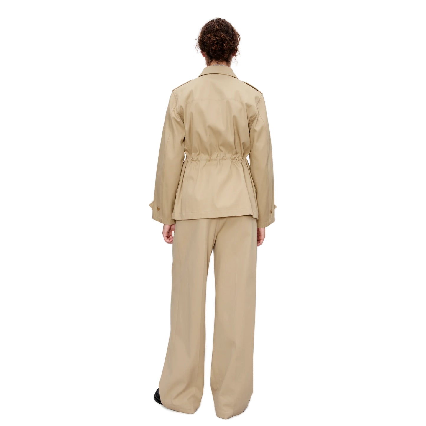 FITTED SAFARI JACKET BEIGE