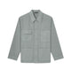 LOOSE-FIT OVERSHIRT-JACKET BLEU GRIS