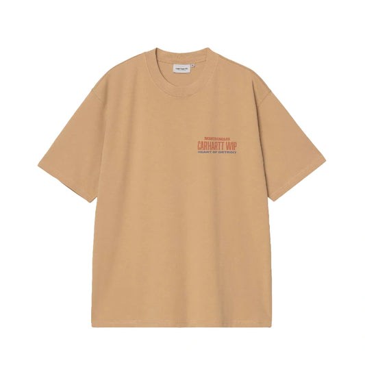S/S Arcan T-Shirt Dusty H Brown
