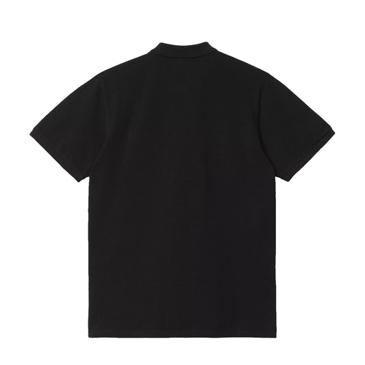 S/S Chase Pique Polo Black / Gold