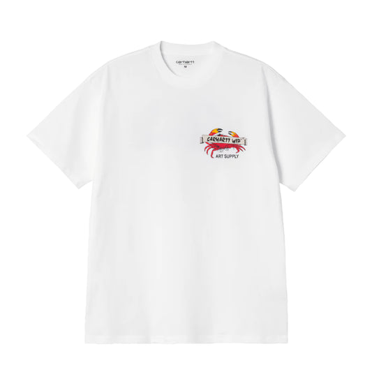 S/S Crab Paint T-Shirt White