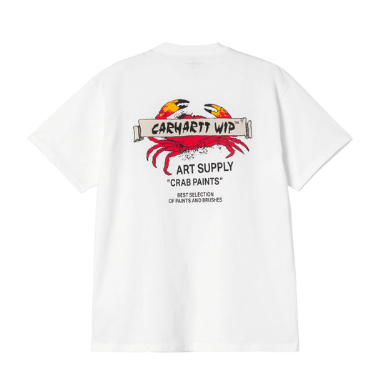 S/S Crab Paint T-Shirt White