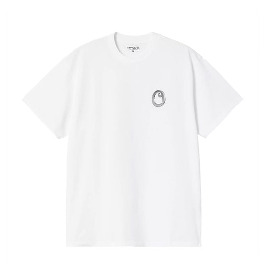 S/S Linked Charms T-Shirt White / Silver