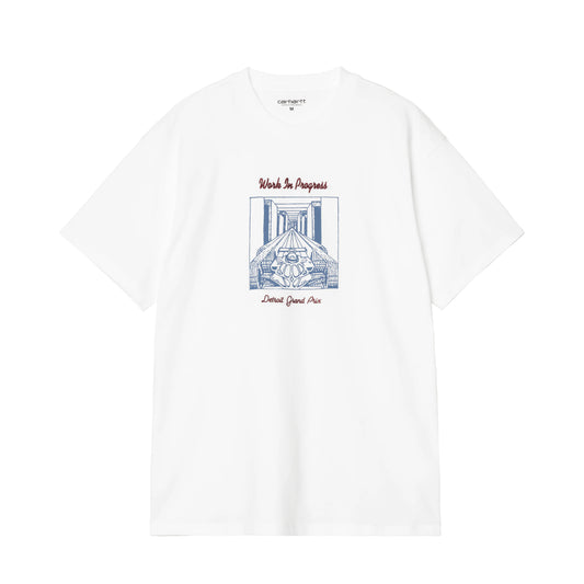 S/S Racer T-Shirt White