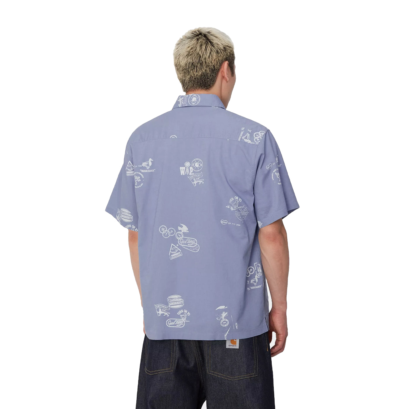 S/S Stamp Shirt Stamp Print
