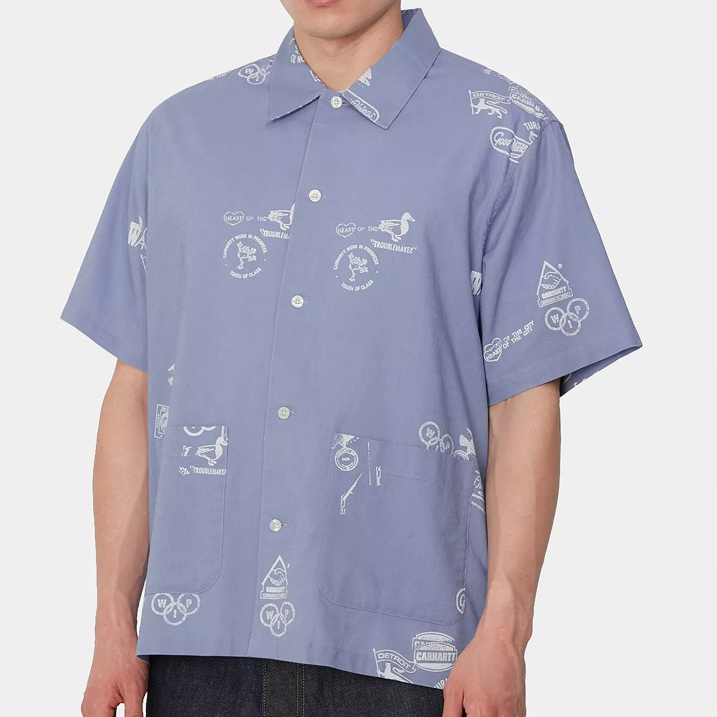 S/S Stamp Shirt Stamp Print