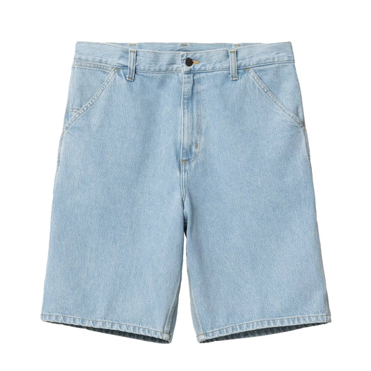 Single Knee Short Blue (heavy stone bleached)