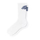 W' Jazzy Socks White / Blue Iris