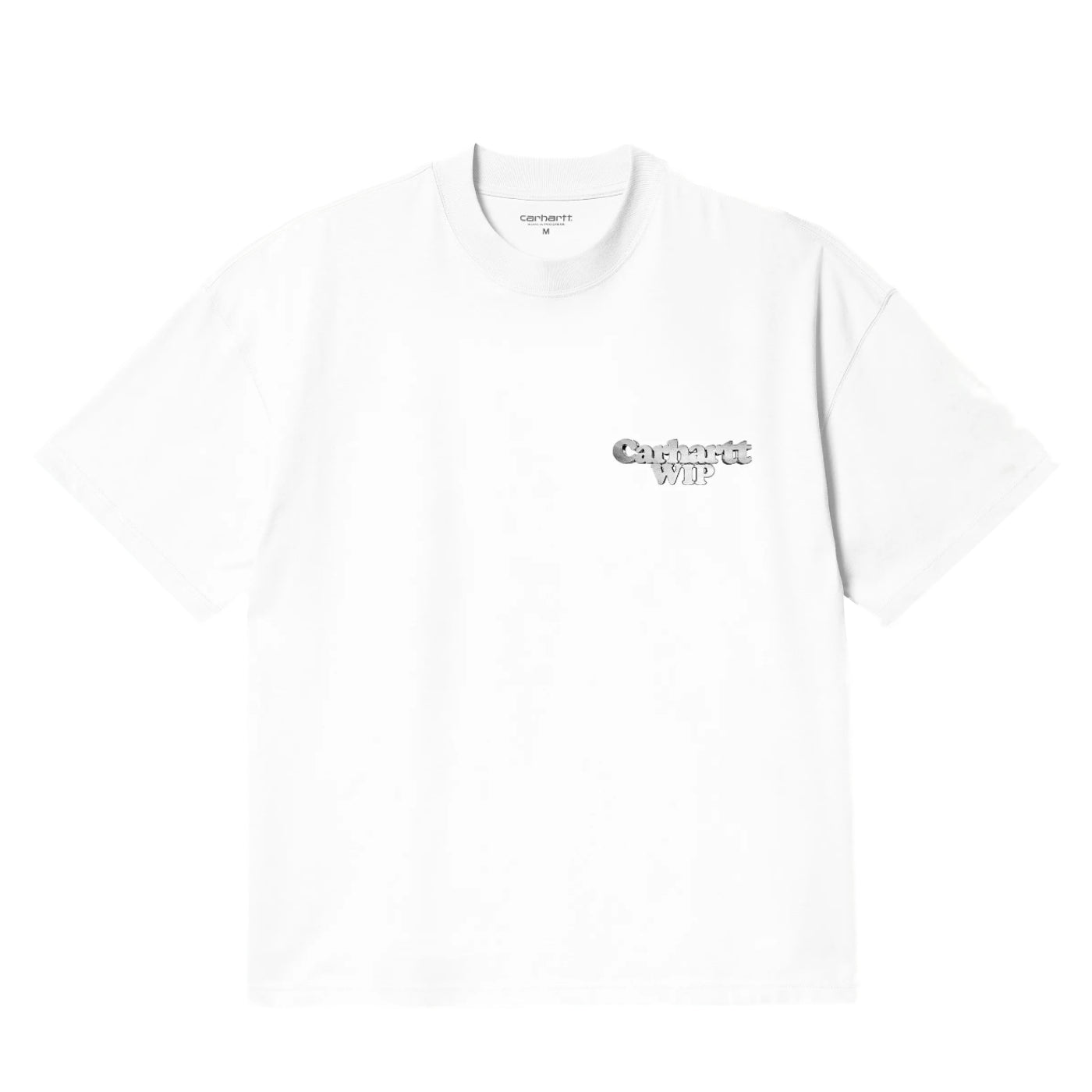 W' S/S Chain Link T-Shirt White / Silver