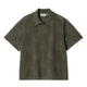 W’ S/S Temple Knit Shirt Dollar Green