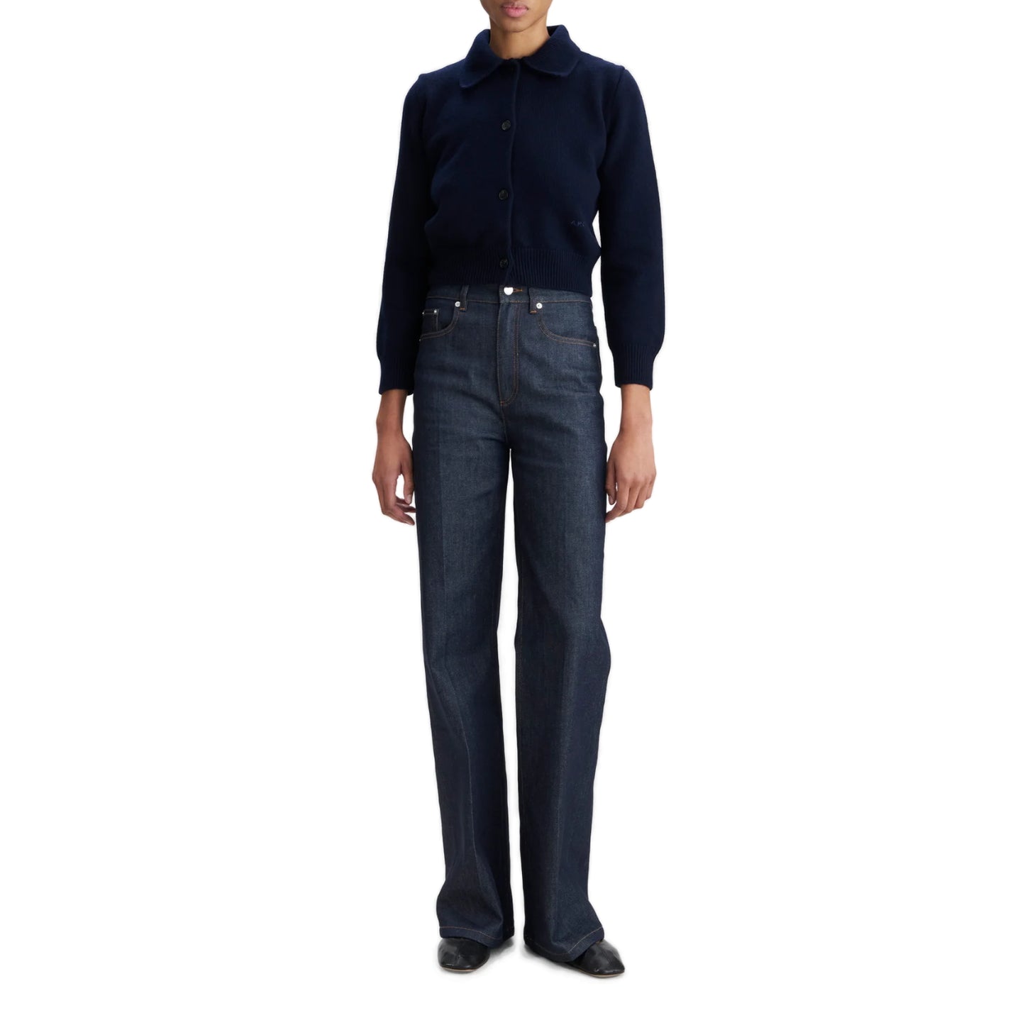CARDIGAN WITH POLO SHIRT COLLAR