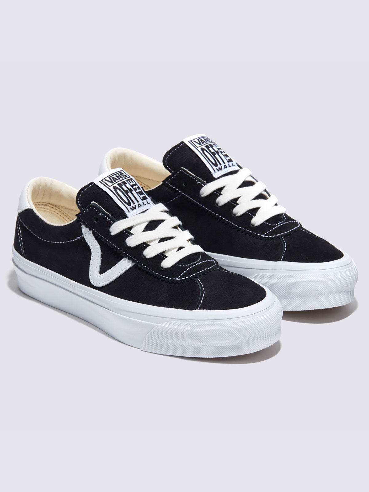 Lx Sport 73 Lx Pig Suede Black/White