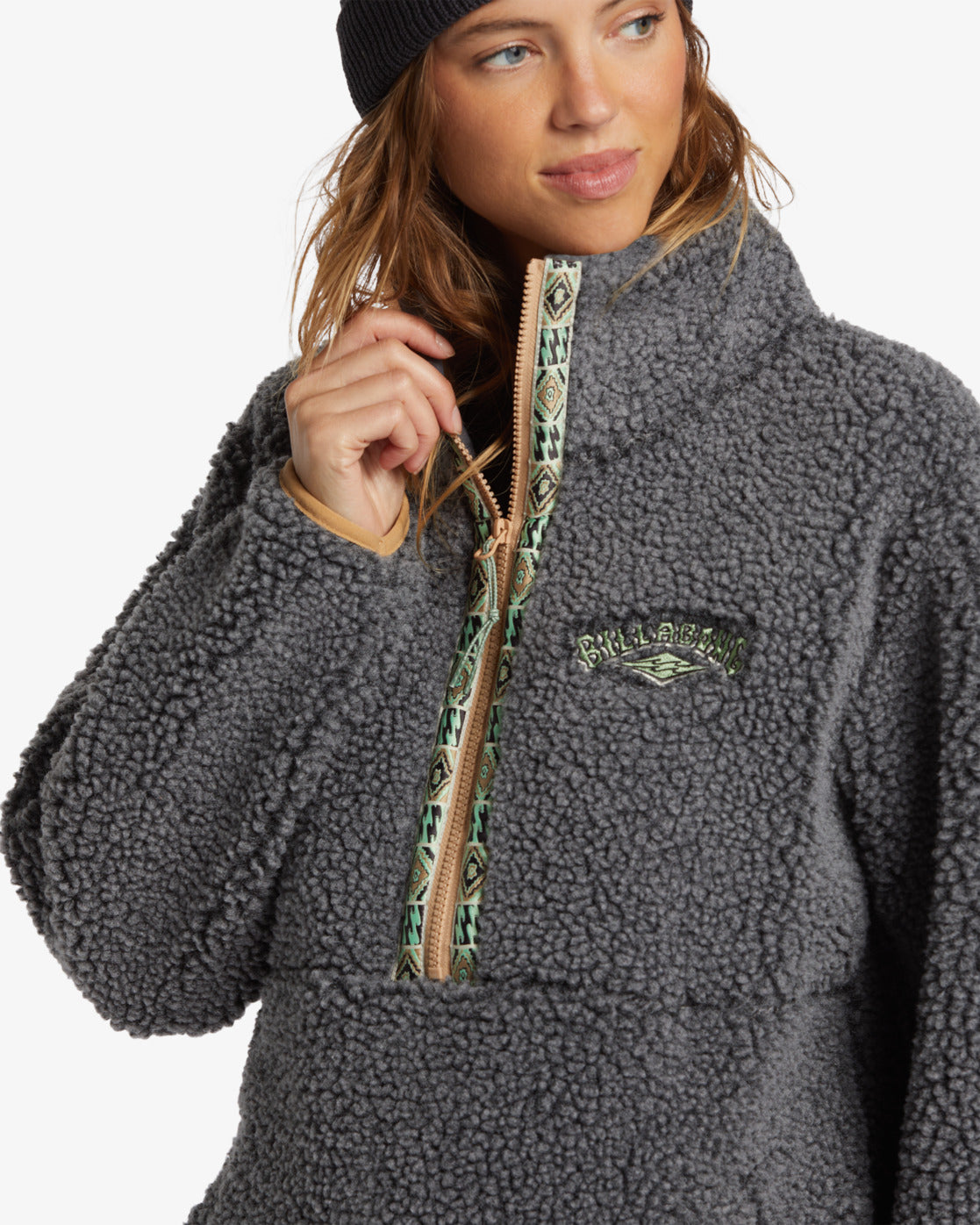 Horizon Half Zip Charcoal