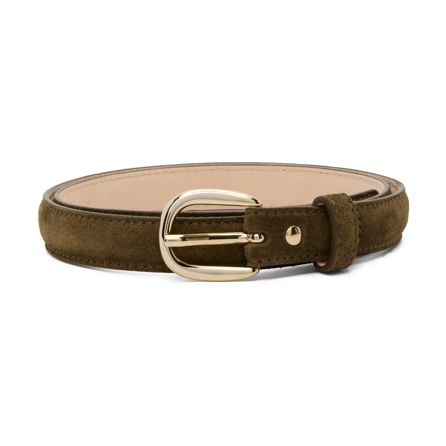 ROSETTE BELT KAKI FONCE