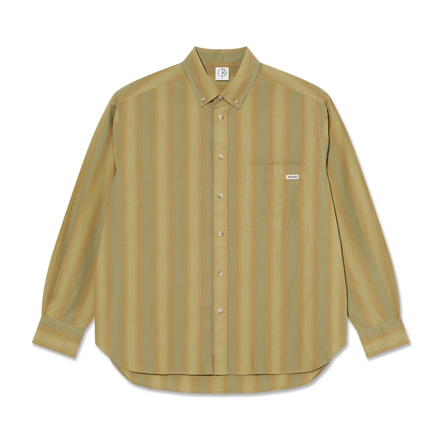 Ben LS Shirt Green Stripe