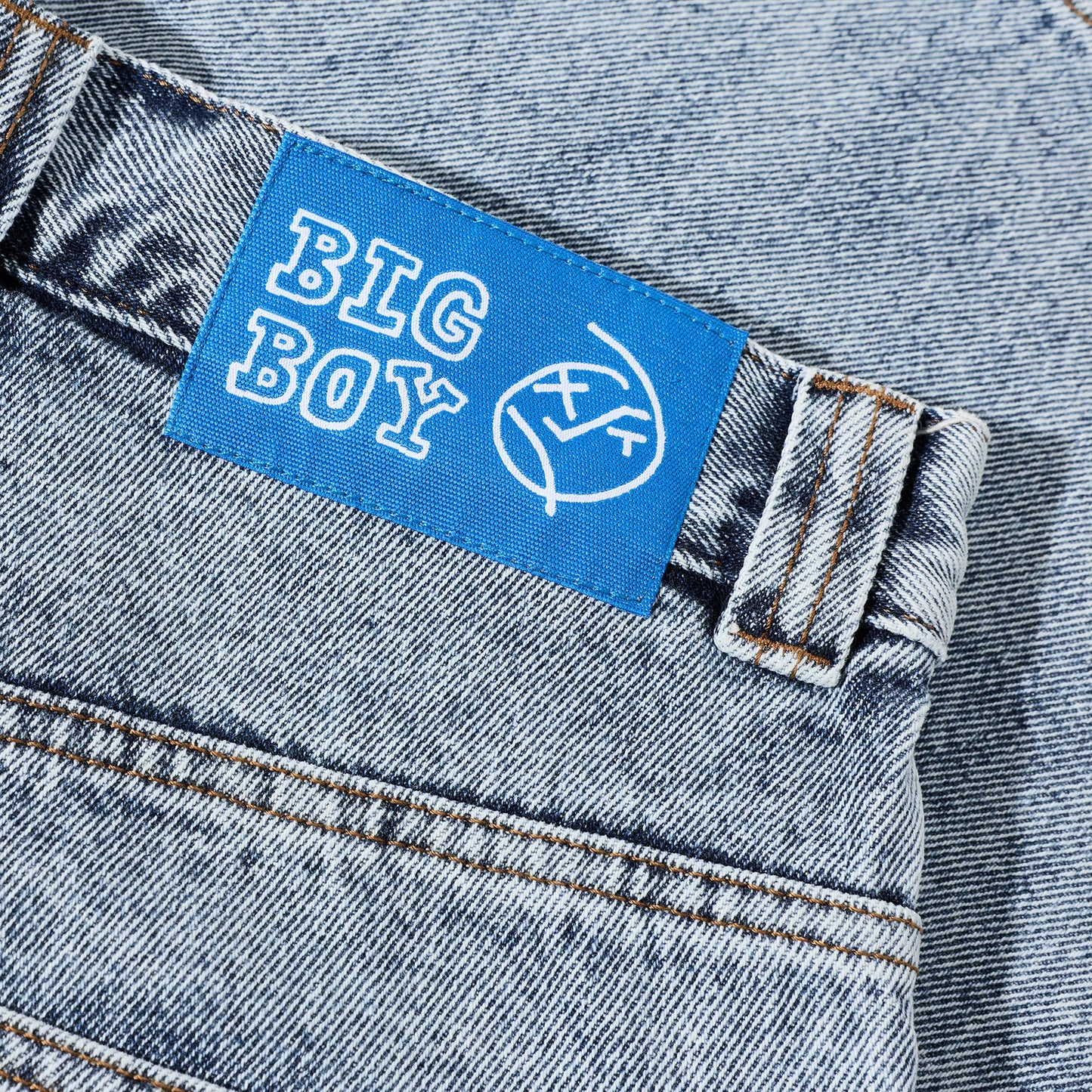 Big Boy Shorts Heavy Washed Blue