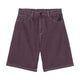 Brandon Short Cozy Purple stone dyed