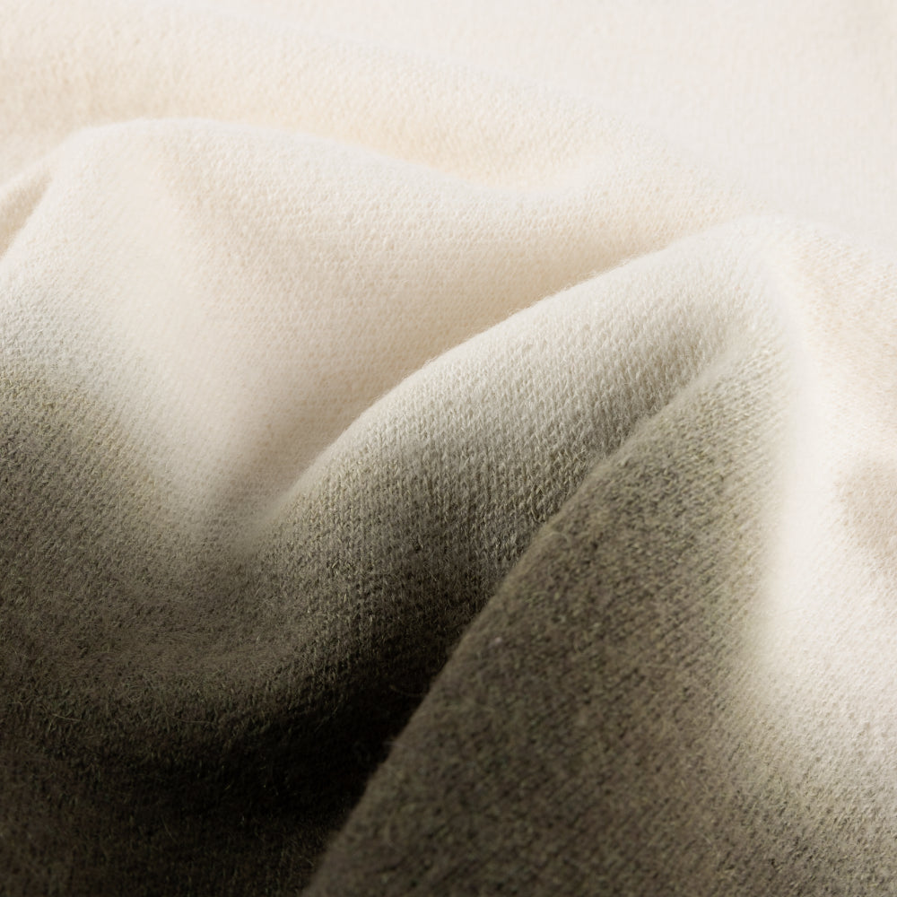 Cropped Mohair Knit Gradient Cream