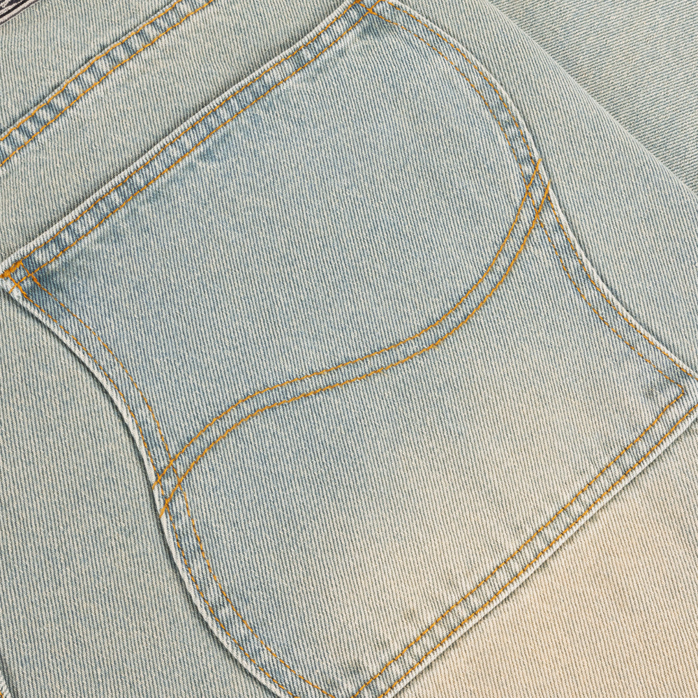 Baggy Denim Pants – Sandblasted Sky Blue