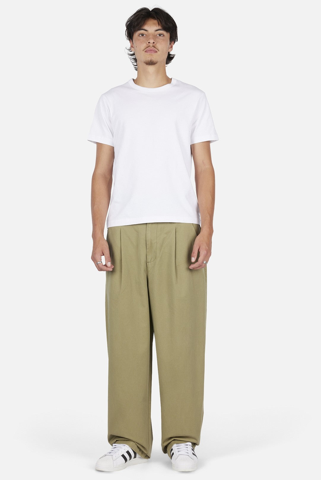 Baggy Chino Pants Light Military
