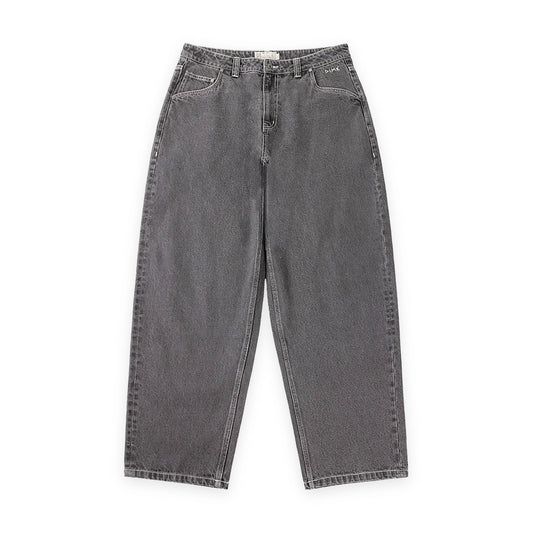 Baggy Wink Denim Pants Faded Black