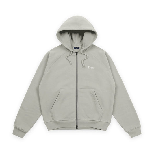 Classic Small Logo Zip Hoodie Iron