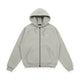 Classic Small Logo Zip Hoodie Iron