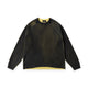 Printed Rib Sweater Black/Yellow