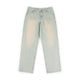 Relaxed Denim Pants Sandblasted Sky Blue