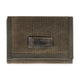 Waxed Velcro Wallet Olive