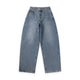 Women's Baggy Denim Pants Indigo Washed