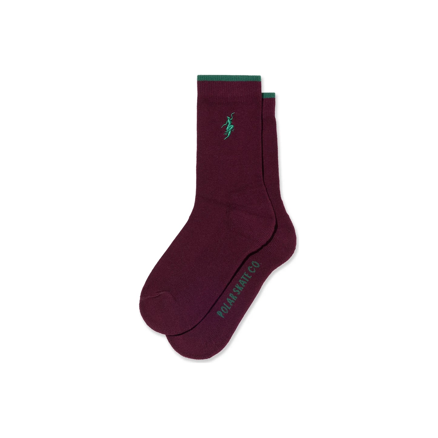 Business Socks No Complies Forever Bordeaux/Green