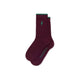 Business Socks No Complies Forever Bordeaux/Green